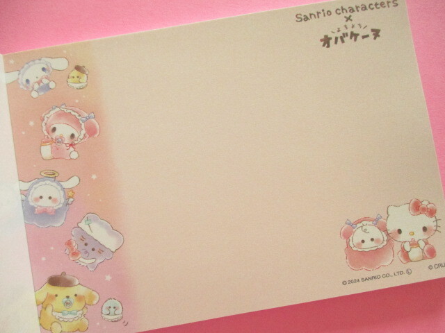 Photo: Kawaii Cute Sanrio Characters× Obakenu Large Memo Pad Crux *Circle (122217)