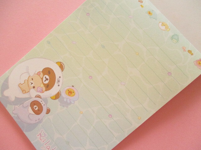 Photo: Kawaii Cute Large Memo Pad Rilakkuma San-x *Umirila_Kibun (MH21002)