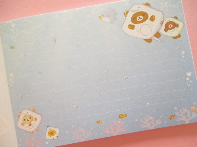 Photo: Kawaii Cute Large Memo Pad Rilakkuma San-x *Umirila_Kibun (MH21002)