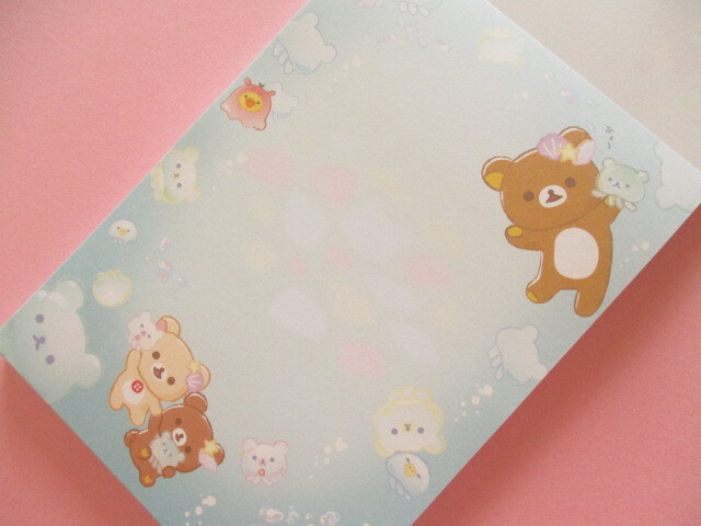 Photo: Kawaii Cute Large Memo Pad Rilakkuma San-x *Umirila_Kibun (MH21002)