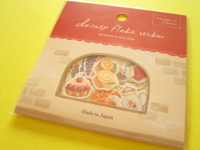 Photo1: Kawaii Cute Dainty Sticker Flakes Sack Gaia *Fruit (467857)