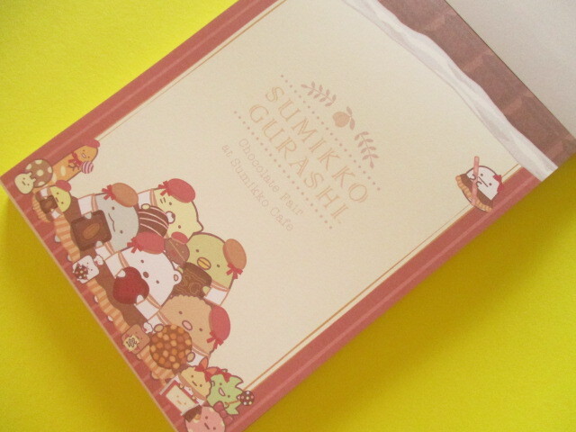 Photo: Kawaii Cute Large Memo Pad Sumikkogurashi San-x *Chocolate Fair (MH24702)