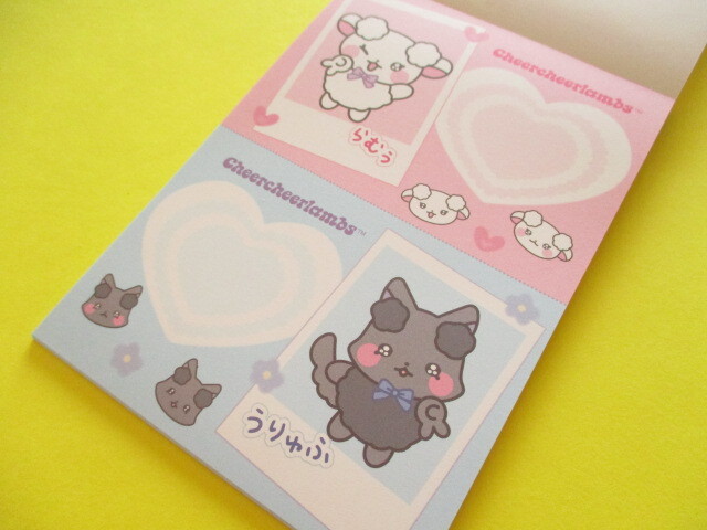 Photo: Kawaii Cute Large Memo Pad Cheer Cheer Lambs San-x *Cheer Cheer Lambs Debut (MH25801)