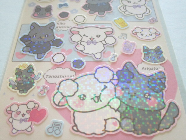 Photo: Kawaii Cute Stickers Sheet Cheer Cheer Lambs San-x *Cheer Cheer Lambs Debut (SE66102)