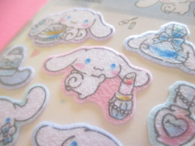 Photo: Kawaii Cute Felt Stickers Sheet Sanrio *Cinnamoroll (129065)