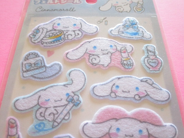 Photo: Kawaii Cute Felt Stickers Sheet Sanrio *Cinnamoroll (129065)