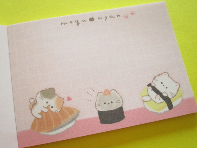Photo: Kawaii Cute Mini Memo Pad Mogu♡nyan Kamio Japan *Osushi (224808)