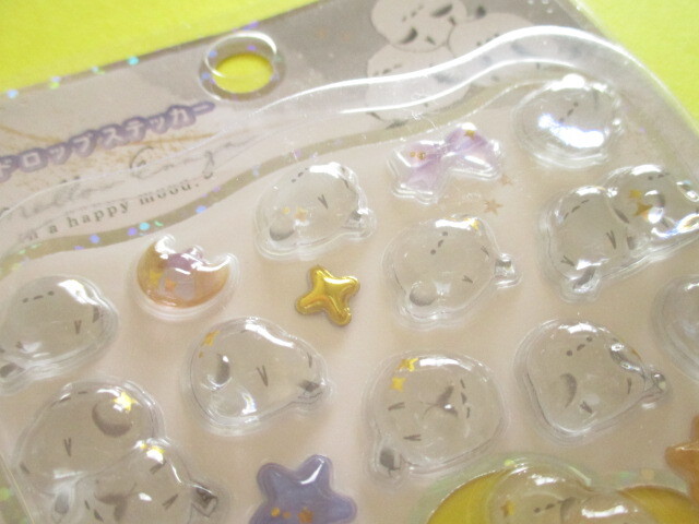Photo: Kawaii Cute Petit Drop Stickers Sheet KAMIO JAPAN *Mellow Enaga (226220)