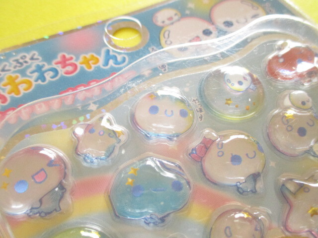 Photo: Kawaii Cute Petit Drop Stickers Sheet KAMIO JAPAN *ぷくぷくあわわちゃん (226218)