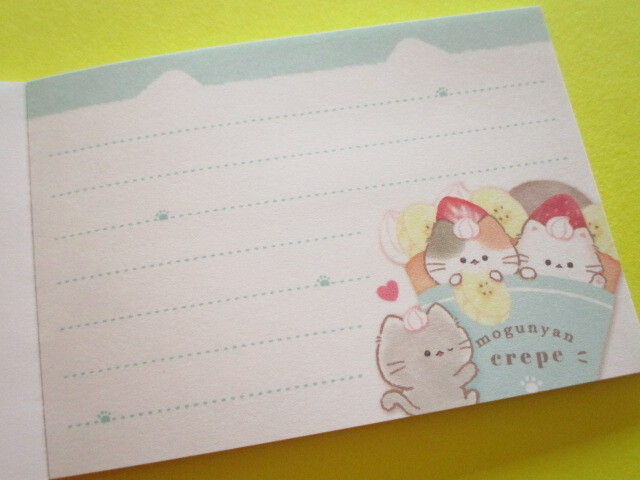 Photo: Kawaii Cute Mini Memo Pad Mogu♡nyan Kamio Japan *Crepe (224807)