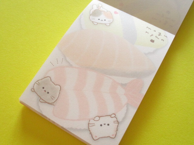 Photo: Kawaii Cute Mini Memo Pad Mogu♡nyan Kamio Japan *Osushi (224808)