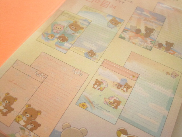 Photo: Kawaii Cute Regular Letter Set Rilakkuma San-x *Clear After Rain (LH82701)