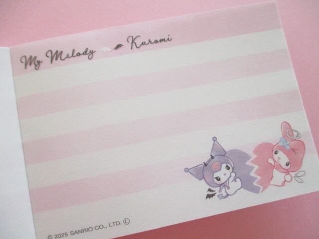 Photo: Kawaii Cute Mini Memo Pad My Melody & Kuromi Crux *Cute Battles (305515)
