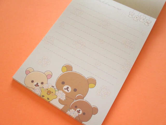Photo: Kawaii Cute Large Memo Pad Rilakkuma San-x *Clear After Rain (MH25002)