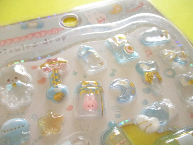 Photo: Kawaii Cute Petit Drop Stickers Sheet KAMIO JAPAN *Mizuiro Drop (226222)