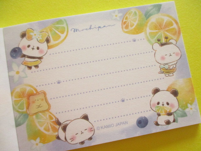 Photo: Kawaii Cute Mini Memo Pad Mochi Mochi Panda Kamio Japan *Lemon (225233)