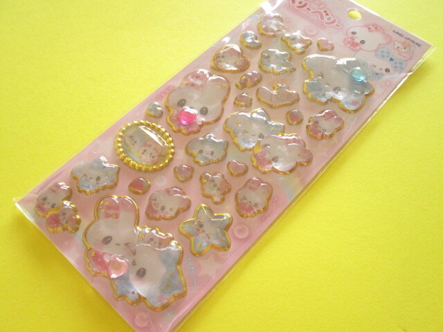 Photo1: Kawaii Cute Kirarin Jewelry Stickers Sheet KAMIO JAPAN *まじかるベリーベリー (225480)