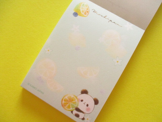 Photo: Kawaii Cute Mini Memo Pad Mochi Mochi Panda Kamio Japan *Lemon (225233)