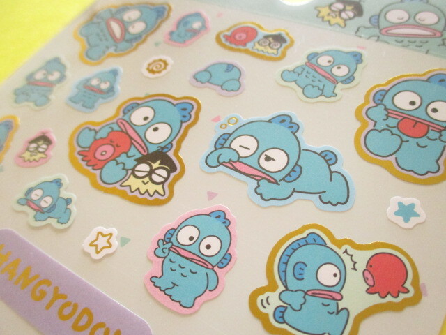 Photo: Kawaii Cute Stickers Sheet Sanrio *Hangyodon (ギョラックス)
