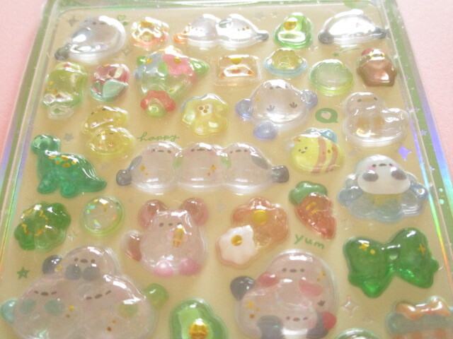 Photo: Kawaii Cute うるちゅる Pop Stickers Sheet Crux *Dickybird (130567)