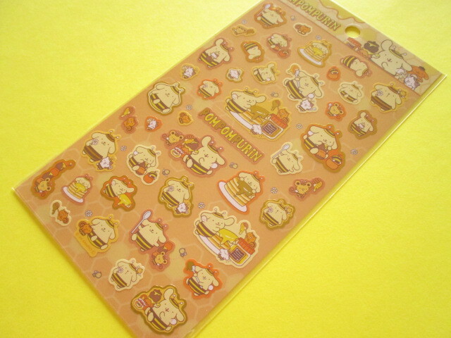 Photo1: Kawaii Cute Stickers Sheet Sanrio *POMPOMPURIN (ハチ)