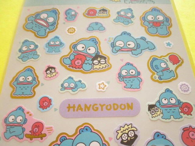 Photo: Kawaii Cute Stickers Sheet Sanrio *Hangyodon (ギョラックス)
