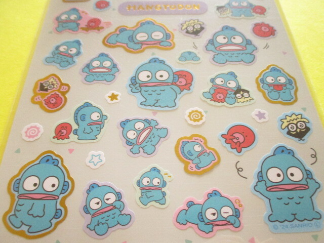 Photo: Kawaii Cute Stickers Sheet Sanrio *Hangyodon (ギョラックス)