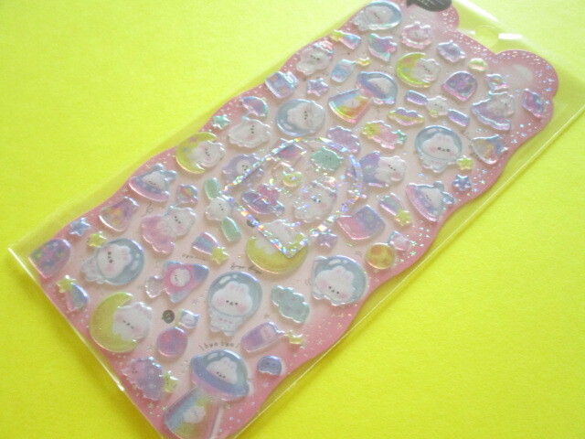 Photo1: Kawaii Cute Hapipi Choa Choa Pop Stickers Sheet Q-LiA *うさうさ (91203）