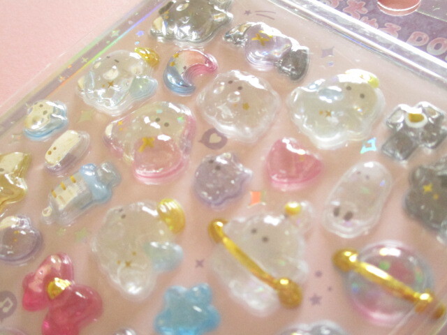 Photo: Kawaii Cute うるちゅる Pop Stickers Sheet Crux *Obakenu (130566)