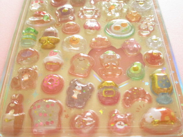 Photo: Kawaii Cute うるちゅる Pop Stickers Sheet Crux *Pastries (130562)