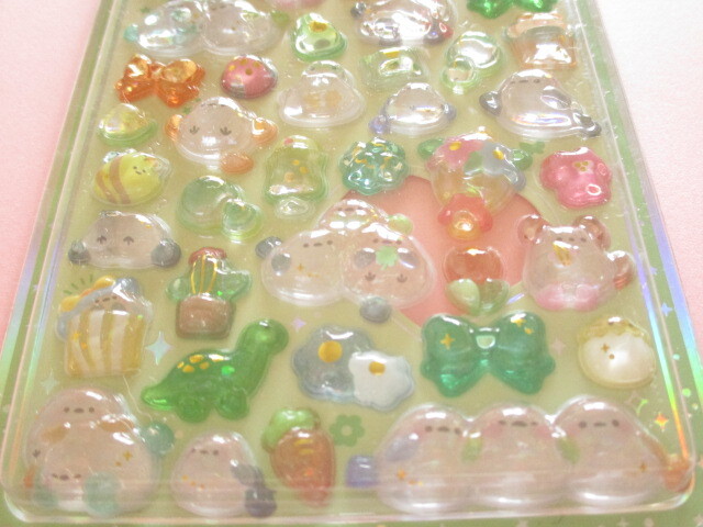 Photo: Kawaii Cute うるちゅる Pop Stickers Sheet Crux *Dickybird (130567)