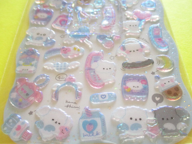 Photo: Kawaii Cute Hapipi Choa Choa Pop Stickers Sheet Q-LiA *わんわん (91205）
