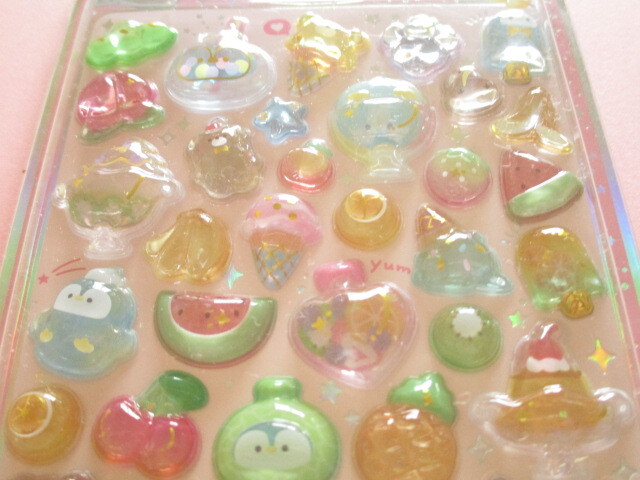 Photo: Kawaii Cute うるちゅる Pop Stickers Sheet Crux *Fruit (130569)