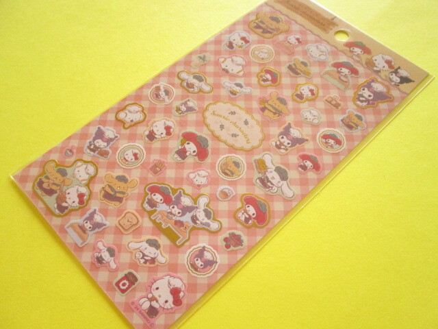 Photo1: Kawaii Cute Stickers Sheet Sanrio *Sanrio Characters (Bakery)