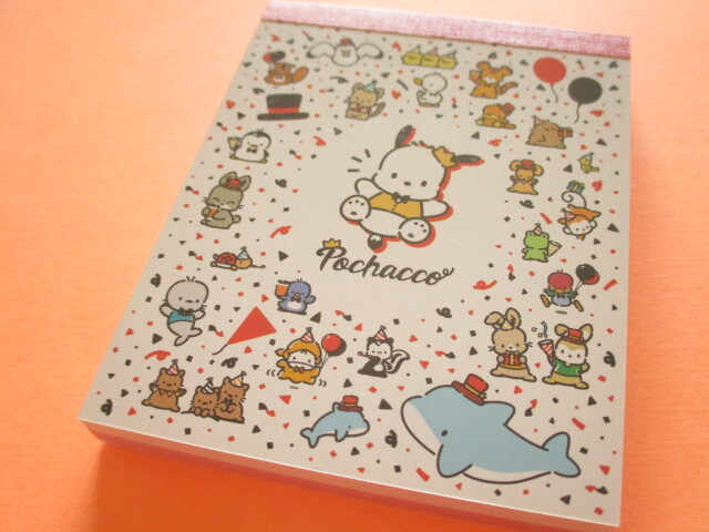 Photo1: Kawaii Cute Mini  Memo Pad Pochacco Sanrio *みんなでパーティー (413583)