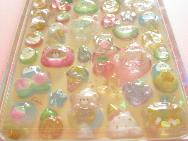 Photo: Kawaii Cute うるちゅる Pop Stickers Sheet Crux *Fruit (130569)