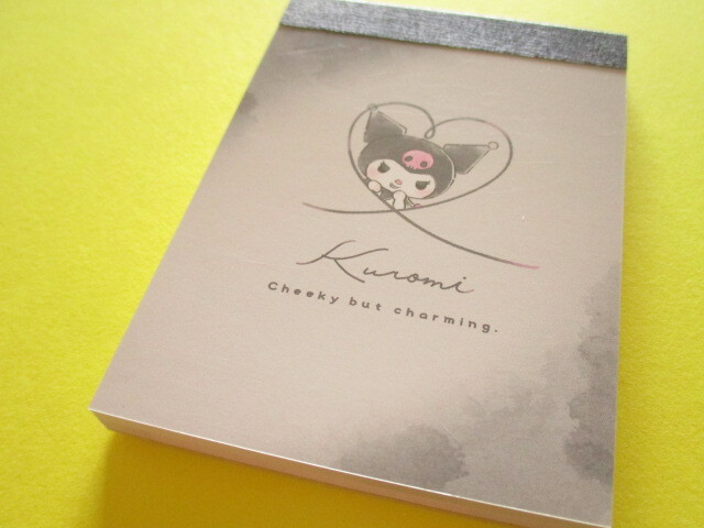 Photo1: Kawaii Cute Mini Memo Pad Sanrio Characters Crux *Kuromi (128831）
