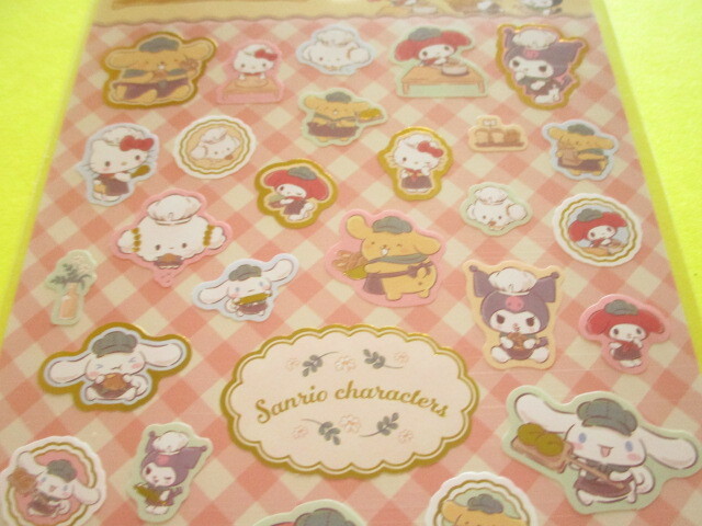 Photo: Kawaii Cute Stickers Sheet Sanrio *Sanrio Characters (Bakery)