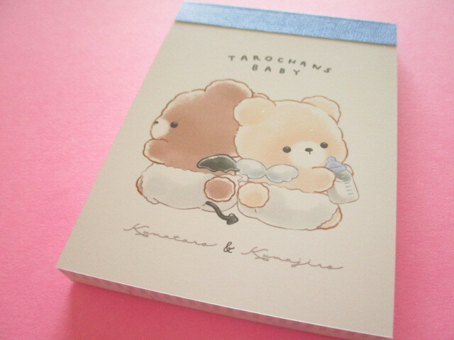 Photo1: Kawaii Cute Tarochans Mini Memo Pad Crux *くまたろずベビー (128520)