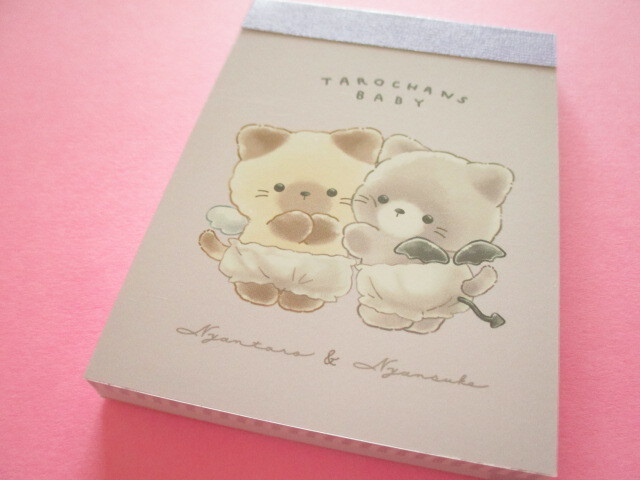 Photo1: Kawaii Cute Tarochans Mini Memo Pad Crux *にゃんたろずベビー (128521)