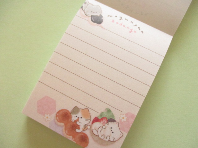 Photo: Kawaii Cute Mini Memo Pad Mogu♡nyan Kamio Japan *おだんご (225577)