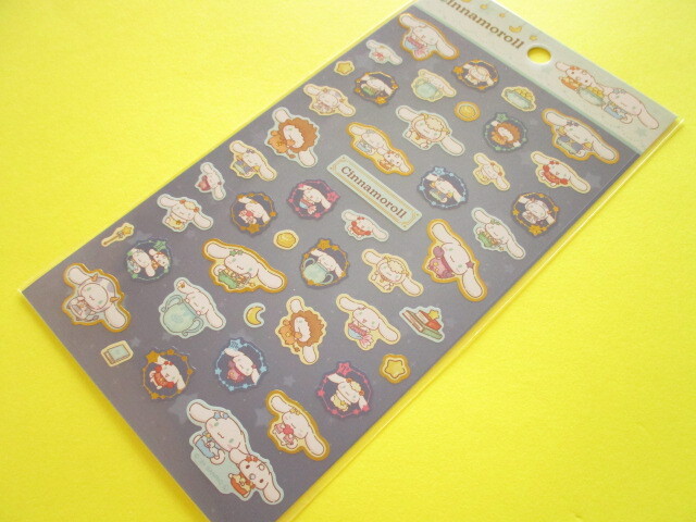 Photo1: Kawaii Cute Stickers Sheet Sanrio *Cinnamoroll (Starry Sky Design) 