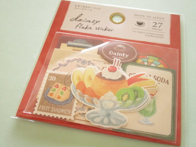 Photo1: Kawaii Cute Dainty Sticker Flakes Sack Gaia *Tea House (468098)
