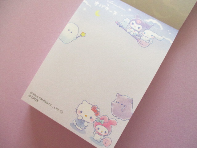 Photo: Kawaii Cute Mini Memo Pad Sanrio Characters × Obakenu Crux *Night Parade (129565）