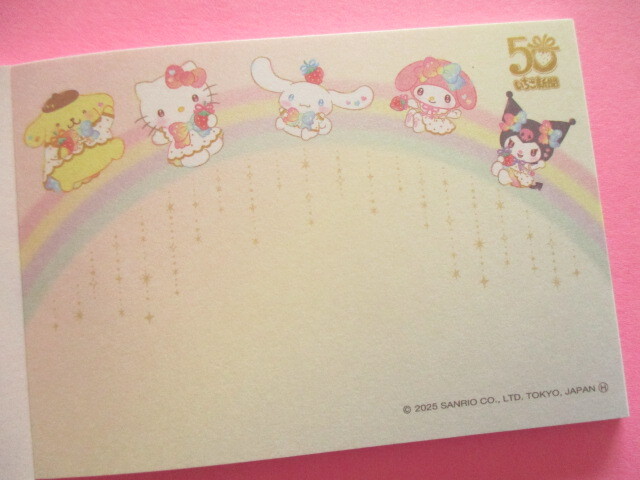 Photo: Kawaii Cute Mini Memo Pad Sanrio Characters Sun-Star *いちご新聞 strawberry newspaper Sanrio Characters (S2847647) 