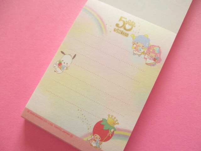 Photo: Kawaii Cute Mini Memo Pad Sanrio Characters Sun-Star *いちご新聞 strawberry newspaper Sanrio Characters (S2847647) 
