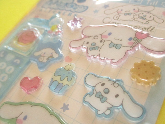 Photo: Kawaii Cute 平成はっぴーフォン Stickers Sheet Crux *Cinnamoroll (131318)