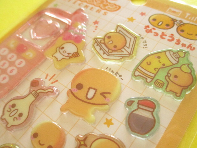 Photo: Kawaii Cute 平成はっぴーフォン Stickers Sheet Crux *なっとうちゃん (131004)