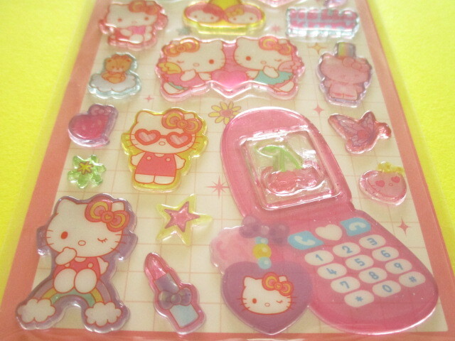Photo: Kawaii Cute 平成はっぴーフォン Stickers Sheet Crux *Hello Kitty (131316)