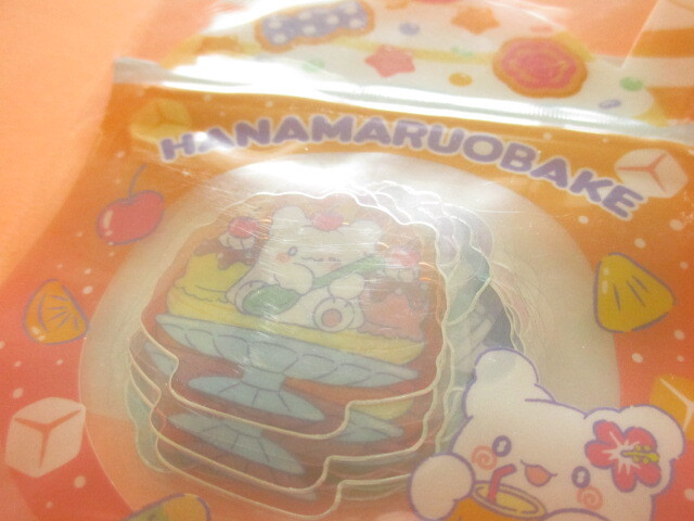 Photo: Kawaii Cute Summer Sticker Flakes Sack in Zipper Bag Sanrio Original *Hanamaruobake (17659-1)